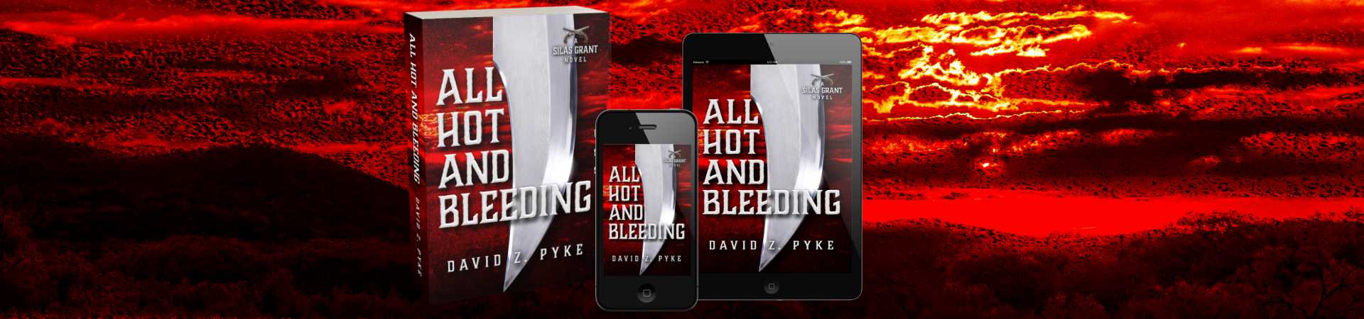 All Hot and Bleeding on tablet, phone, and in print